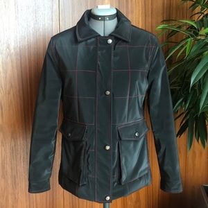 Nicole miller Red Thread Quilted Waterproof Coat